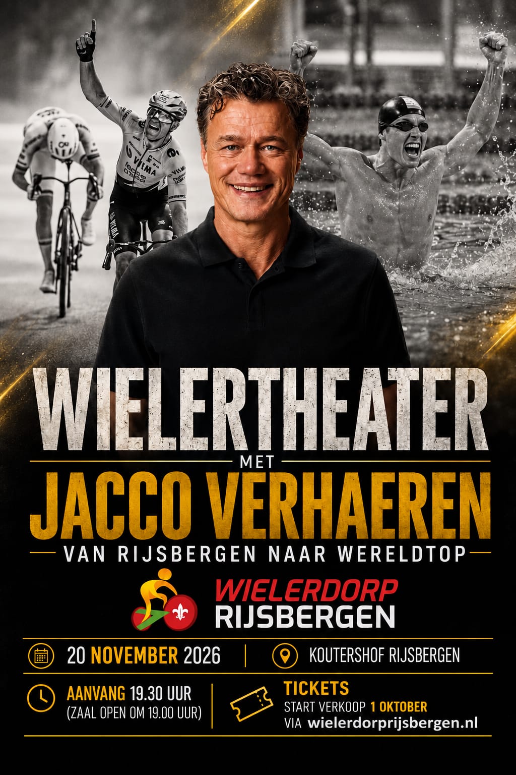 Wielertheater met Jacco Verhaeren